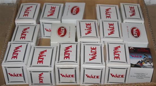 16 boxes of Wade Whimsies figures